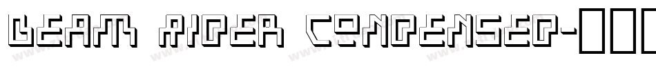 Beam Rider Condensed字体转换